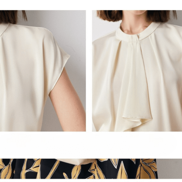 Amélie Pure Silk Tee - Padronn