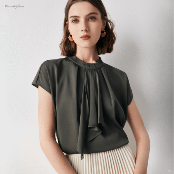 Amélie Pure Silk Tee - Padronn