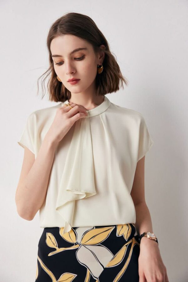 Amélie Pure Silk Tee - Padronn