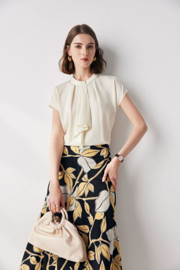 Amélie Pure Silk Tee - Padronn