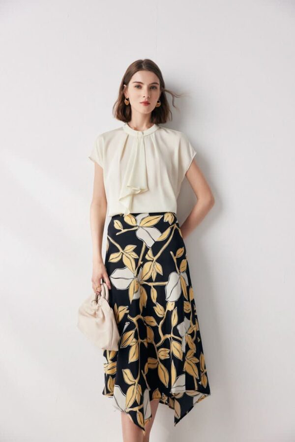 Amélie Pure Silk Tee - Padronn