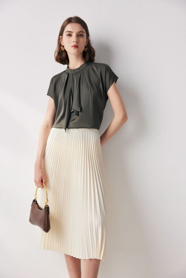 Amélie Pure Silk Tee - Padronn