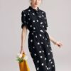 Celeste Silk Wrap Dress - Padronn