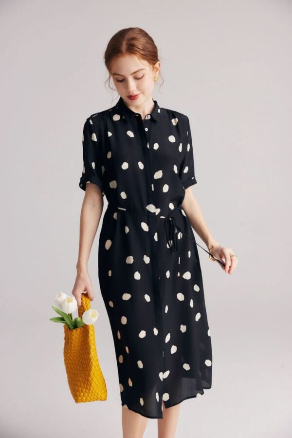 Celeste Silk Wrap Dress - Padronn