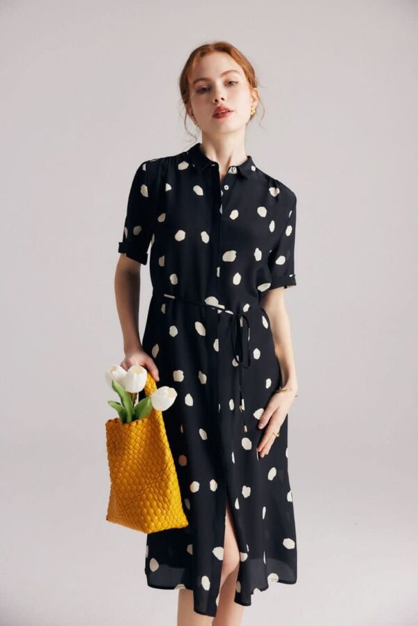 Celeste Silk Wrap Dress - Padronn