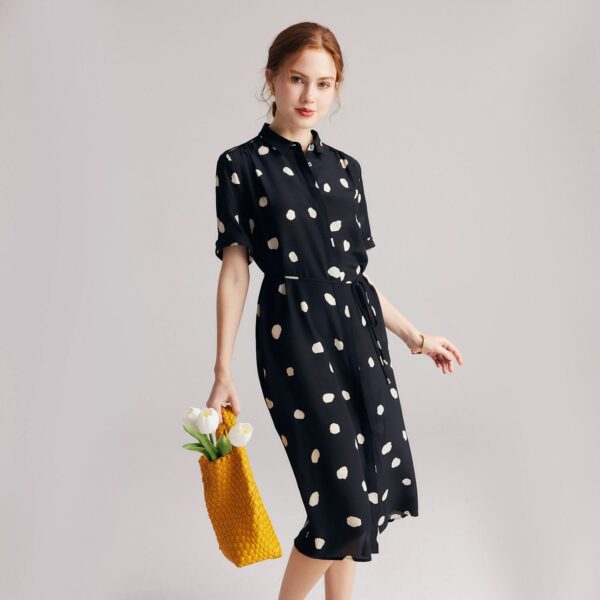 Celeste Silk Wrap Dress - Padronn