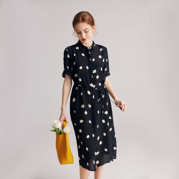 Celeste Silk Wrap Dress - Padronn