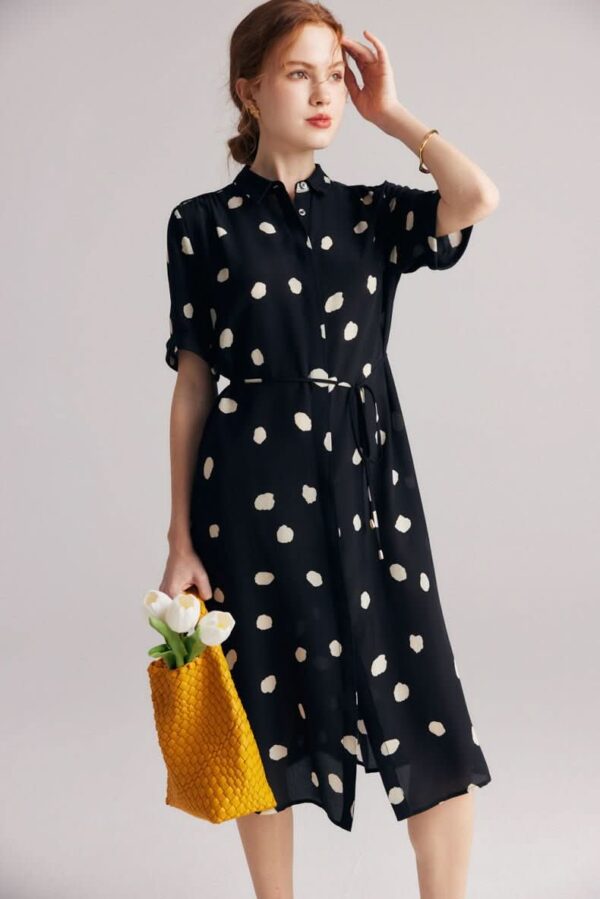 Celeste Silk Wrap Dress - Padronn