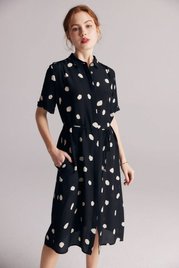 Celeste Silk Wrap Dress - Padronn