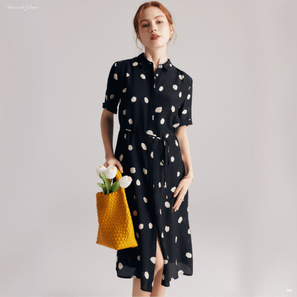 Celeste Silk Wrap Dress - Padronn