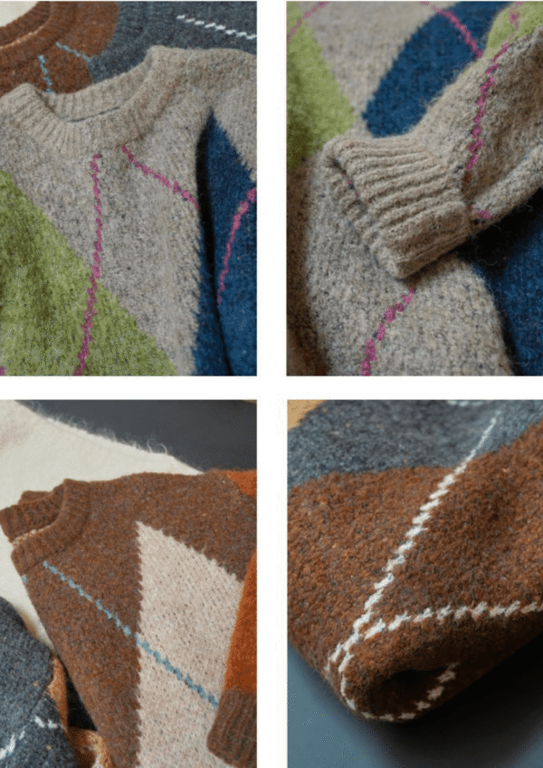 ColorBlend Plaid Pullover - Padronn