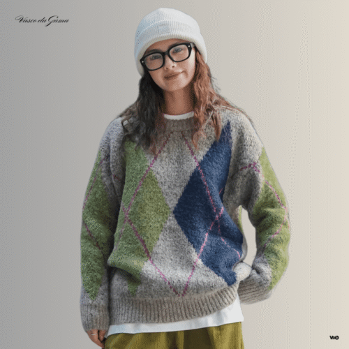 images ColorBlend Plaid Pullover - Padronn