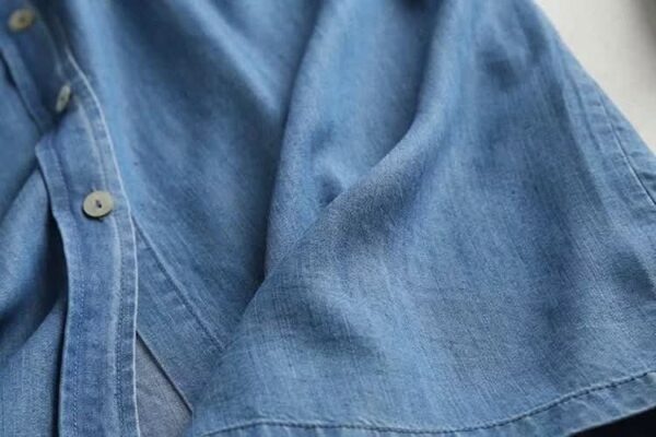 Denim Belted Shirt Dress - Padronn