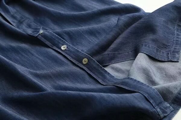 Denim Belted Shirt Dress - Padronn