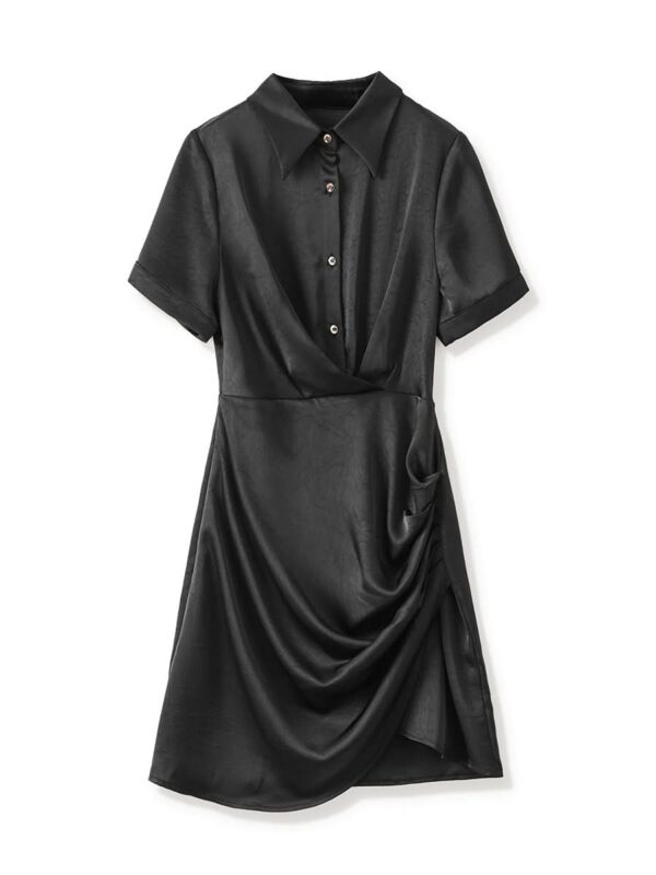 Isadora Satin Tie Dress - Padronn