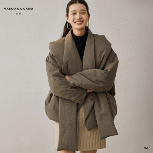 images Scarfinity Short Down Coat - Padronn