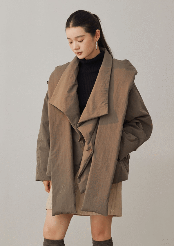 Scarfinity Short Down Coat - Padronn