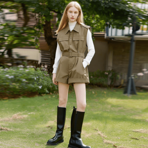 images Sunset Stroll Cotton Playsuit - Padronn