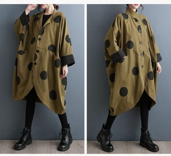 The Polka Breeze Coat - Padronn