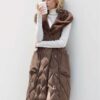 Velora Fur Trimmed Vest - Padronn