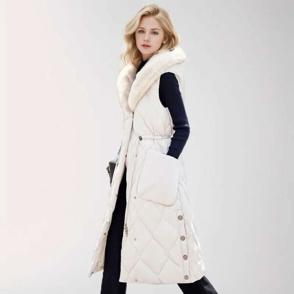 Velora Fur Trimmed Vest - Padronn