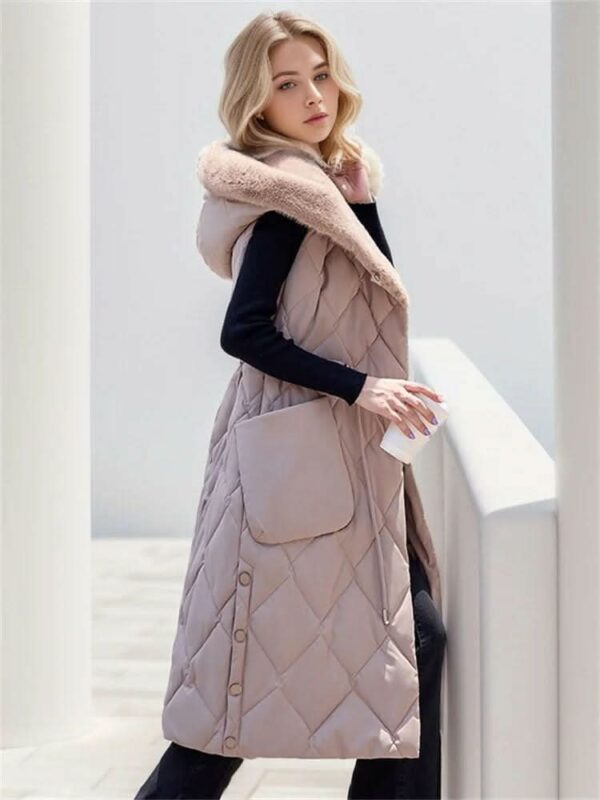 Velora Fur Trimmed Vest - Padronn