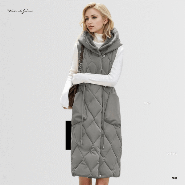 Velora Fur Trimmed Vest - Padronn